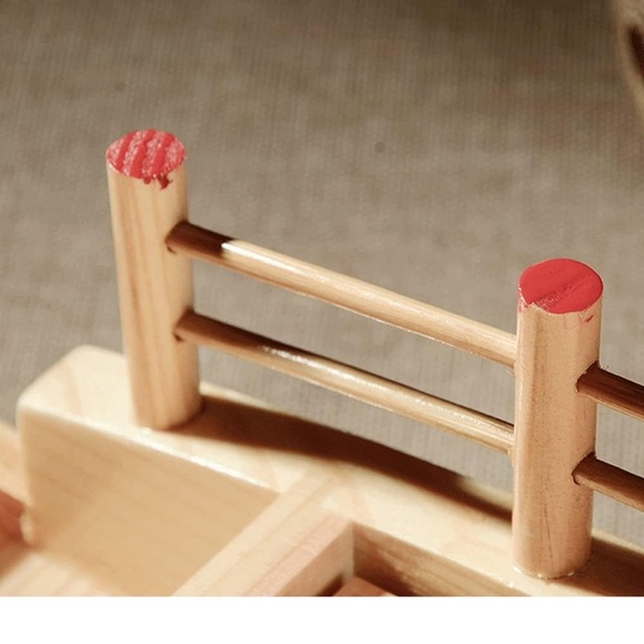 Bamboo Sushi Bridge Serving Tray - Picture 3 of 4